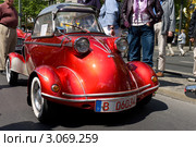 Автомобиль Messerschmitt TG500 Tiger, выставка "125 лет истории автомобиля - 125 лет истории Курфюрстендамм", Май 28, 2011, Берлин, Германия. Редакционное фото, фотограф Sergey Kohl / Фотобанк Лори