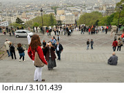 В Париже. Монмартр (2010 год). Редакционное фото, фотограф Александр Алексеев / Фотобанк Лори