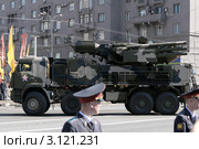 Парад Победы 9 мая в Москве. Новый Арбат. Тактические ракеты (2010 год). Редакционное фото, фотограф Ярослав Каминский / Фотобанк Лори