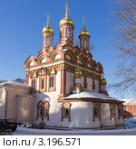 Церковь Николы на Берсеневке. 1657 г. Москва (2012 год). Редакционное фото, фотограф Аркадий Захаров / Фотобанк Лори