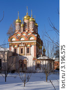 Церковь Николы на Берсеневке. 1657 г. Москва (2012 год). Стоковое фото, фотограф Аркадий Захаров / Фотобанк Лори
