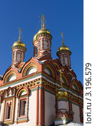 Церковь Николы на Берсеневке. Фрагмент (2012 год). Стоковое фото, фотограф Аркадий Захаров / Фотобанк Лори
