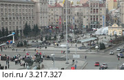 Майдан в Киеве, вид сверху. Редакционное видео, видеограф Кирилл Трифонов / Фотобанк Лори