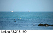 Морской пейзаж с кораблями, Андаманское море. Стоковое видео, видеограф Игорь Жоров / Фотобанк Лори