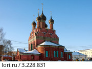 Ярославль, церковь Богоявления Господня (2012 год). Стоковое фото, фотограф ElenArt / Фотобанк Лори