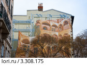 Знаменитые лионские фрески. Лион. Франция (2012 год). Редакционное фото, фотограф E. O. / Фотобанк Лори