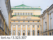 Улица Зодчего Росси. Александринский театр, Санкт-Петербург (2012 год). Стоковое фото, фотограф Александр Щепин / Фотобанк Лори