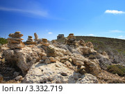 Каменные пирамиды.Прасониси (Prassonisi ) Остров Родос. Греция (2008 год). Стоковое фото, фотограф Куликов Константин / Фотобанк Лори