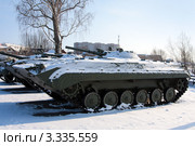 Парк Победы в Костроме. БМП-1, советская боевая машина пехоты (2012 год). Редакционное фото, фотограф ElenArt / Фотобанк Лори