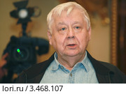 Народный артист СССР Олег Табаков (2012 год). Редакционное фото, фотограф Александр Тарасенков / Фотобанк Лори