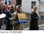 Крестный ход в Бутырской тюрьме (2012 год). Редакционное фото, фотограф Free Wind / Фотобанк Лори