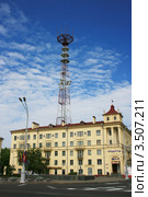 Телерадиовышка (1956 г.), Минск, Беларусь (2012 год). Редакционное фото, фотограф Марина Шатерова / Фотобанк Лори