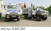 Полицейский «Автозак» на Большой Якиманке (2012 год). Редакционное фото, фотограф Алёшина Оксана / Фотобанк Лори