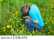 Фотограф за работой. Стоковое фото, фотограф Елена Коромыслова / Фотобанк Лори
