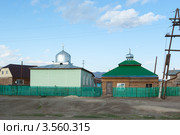 Мечеть в Кош-Агаче. Алтай. Стоковое фото, фотограф Михаил Павлов / Фотобанк Лори