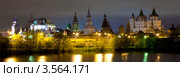 Москва. Панорамный вид на кремль в Измайлове (2012 год). Редакционное фото, фотограф Литвяк Игорь / Фотобанк Лори