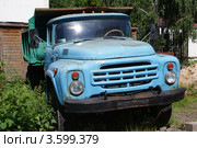 Автомобиль-самосвал ЗИЛ-ММЗ-554 на базе ЗИЛ-130. Стоковое фото, фотограф Александр Мишкин / Фотобанк Лори