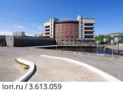 Гостиница "Горняк", город Оленегорск, Мурманская область (2012 год). Редакционное фото, фотограф Вячеслав Палес / Фотобанк Лори
