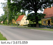 Старые дома на улице Ленина в Гурьевске Калининградской области (2012 год). Стоковое фото, фотограф Ирина Борсученко / Фотобанк Лори