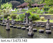 Императорские купальни Тирта Ганга (Taman Tirta Gangga) Бали, Индонезия (2009 год). Стоковое фото, фотограф Куликов Константин / Фотобанк Лори