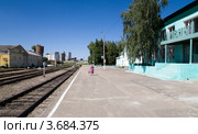 Ливны-1, железная дорога (2012 год). Стоковое фото, фотограф Вячеслав Потапов / Фотобанк Лори