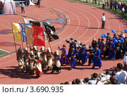 Международный фестиваль Алтаргана 2012 в п. Агинское Забайкальского края. Редакционное фото, фотограф Валерий Лаврушин / Фотобанк Лори