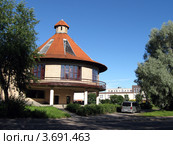Карелия. Город Олонец. Ресторан гостиницы "Олония" (2012 год). Стоковое фото, фотограф Валерий Егоров / Фотобанк Лори