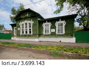 Моршанск, Тамбовская область. Кожно-венерологический диспансер, бывший жилой дом. Памятник архитектуры XIX-XX веков, охраняется государством (2011 год). Редакционное фото, фотограф A Челмодеев / Фотобанк Лори