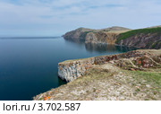 Мыс Хобой и мыс Саган-Хушун остров Ольхон,озеро Байкал. Стоковое фото, фотограф Ирина Шалимова / Фотобанк Лори
