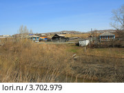 Вид на село Старая Заимка (2012 год). Стоковое фото, фотограф Анатолий Матвейчук / Фотобанк Лори