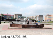 Город Ишим. Городской фонтан (2012 год). Редакционное фото, фотограф Александр Тараканов / Фотобанк Лори