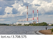 Тверская область, город Конаково. ГРЭС им. 50-летия СССР (2012 год). Редакционное фото, фотограф Ольга Денисова / Фотобанк Лори