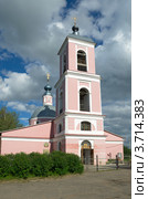 Церковь Ильи Пророка в селе Синьково Московской области (1816-1824 год) (2012 год). Стоковое фото, фотограф Елена Коромыслова / Фотобанк Лори