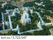 Петербург с высоты птичьего полёта. Ансамбль Смольного собора (2012 год). Стоковое фото, фотограф Александр Тарасенков / Фотобанк Лори