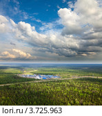Предприятие нефтепромышленного комплекса в Западной Сибири. Стоковое фото, фотограф Владимир Мельников / Фотобанк Лори