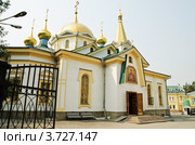 Вознесенский Кафедральный Собор, Новосибирск (2012 год). Редакционное фото, фотограф Игорь Боголюбов / Фотобанк Лори