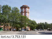 Старинная водонапорная башня в Вологде (2008 год). Редакционное фото, фотограф Солодовникова Елена / Фотобанк Лори