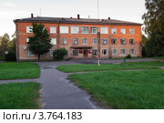 Здание администрации, город Олонец, Республика Карелия (2012 год). Стоковое фото, фотограф Вячеслав Палес / Фотобанк Лори