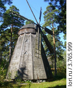 Мельница, остров-музей СЕУРАСААРИ, Хельсинки, Финляндия. Редакционное фото, фотограф Светлана Лебедева / Фотобанк Лори