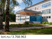 Школа №9, город Сафоново, Смоленская область (2012 год). Стоковое фото, фотограф Вячеслав Палес / Фотобанк Лори