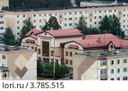 Банк "Петрокоммерц" в г. Когалыме (2012 год). Редакционное фото, фотограф Бордачёва Светлана / Фотобанк Лори