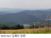 Канатная дорога. Стоковое фото, фотограф Андрей Купчинский / Фотобанк Лори