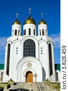 Храм Христа Спасителя — главный православный храм Калининграда (2012 год). Стоковое фото, фотограф Сергей Трофименко / Фотобанк Лори