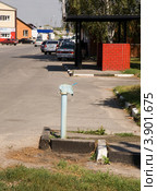 Водоразборная колонка, Новый Оскол (2012 год). Стоковое фото, фотограф Вячеслав Потапов / Фотобанк Лори