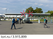 Самолет-разведчик, летающая лодка Singular Aircraft SA03. Международная авиакосмическая выставка (ILA 2012), Берлин. Германия. Редакционное фото, фотограф Sergey Kohl / Фотобанк Лори