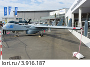 Израильский самолет-разведчик IAI Heron (Machatz-1). Международная авиакосмическая выставка (ILA 2012), Берлин. Германия. Редакционное фото, фотограф Sergey Kohl / Фотобанк Лори