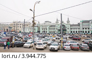 Москва. Белорусский вокзал. Площадь Тверская Застава (2012 год). Редакционное фото, фотограф Алёшина Оксана / Фотобанк Лори