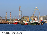 Порт Кавказ, элеватор и зерно-погрузочный терминал (2012 год). Редакционное фото, фотограф Rekacy / Фотобанк Лори