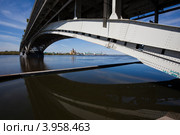 Мост через Оку и собор Александра Невского. Нижний Новгород. (2012 год). Редакционное фото, фотограф Igor Lijashkov / Фотобанк Лори