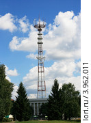 Телерадиовышка, 1956 г., Минск, Беларусь (2012 год). Стоковое фото, фотограф Марина Шатерова / Фотобанк Лори